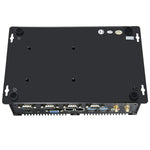 KINGDEL Industrial Mini Computer, Celeron 1007U/1037U, 4x RS232 COM, 2x Gigabit NICs, Fanless, Full Metal Case