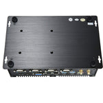 KINGDEL Industrial Mini PC, Celeron 1007U/1037U, 8GB RAM/128GB SSD, 4x RS232 COM, 2x Gigabit NICs, Fanless