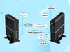 US Stock Mini Desktop Computer, Core i7 8th, 16GB DDR4/256GB NVMe SSD, Business PC with 4K UHD Dual Display (HD+DP)