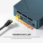 BOSGAME Ryzen 5 3550H Mini PC 11Pro 16GB DDR4 RAM 512GB PCIe SSD Vega 8 Graphics DDP to US
