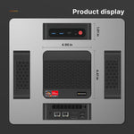 Bosgame P4 Plus DDR4 PCIe SSD Dual LAN 2.5G Wi-Fi 6E Mini PC AMD Ryzen 7 5825U DDP to US