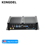 Kingdel Industrial Mini PC, i5-8250U CPU, 8GB DDR4+256GB NVMe SSD, 4K UHD HD/VGA, Dual RS232 COM Ports US Stock
