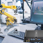 US Stock Fanless Mini PC, Core i5 8th Gen (3.4GHz Max.) 16GB DDR4+256GB NVMe SSD, 4K UHD Dual HD/VGA, 2xRS232, Ready to Ship
