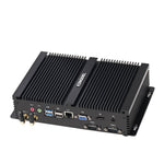US Stock Fanless Mini PC, i7 12th Gen. CPU, 16GB DDR4 RAM/512GB NVMe, 4K HD+VGA, Industrial PC with 2xRS232, WF6E+BT5.3