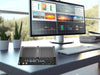 US Stock Mini PC, Core i5, 8GB RAM+256GB SSD, Fanless Industrial Pc with 2xCOM RS232, Dual Display