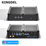 US Stock Powerful Mini PC, Core i7-1165G7 Processor, DDR4 RAM/NVMe SSD, 4K Dual Display, 2x RS232, Fanless Industrial PC
