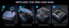 BOSGAME P3Mix Mini Desktop PC Ryzen 5 7640HS (up 5.0 GHz) 32GB DDR5 1TB PCIe SSD Radeon 760M 4K Triple Display USB 4.0 Dual 2.5G