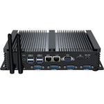 KINGDEL Fanless Industrial Mini PC i5-3317U Dual Core 2xNIC 4xCOM RS232 HD/VGA 8xUSB 8GB RAM+512GB SSD US Stock Ready to Ship