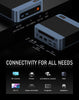 BOSGAME E5 Multi-Functional Mini PC Ryzen 3 5300U 4-core 8-Thread Dual LAN Desktop 16GB DDR4 1TB PCIe 3.0x4 SSD Triple Displays