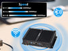 US Stock Mini PC, Core i7 12th CPU, 32GB DDR4+1TB NVMe, 4K Dual Display, Industrial Fanless PC with 2xRS232, WF6E+BT5.3