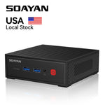 US Local Stock 2025 SOAYAN N2 Mini PC Intel N150 16GB DDR4 + 512GB SSD Win 11 Pro for Office Business Education Mini Computer