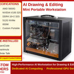 Customized AI Image Generation & Video Editing MINI Portable Workstation